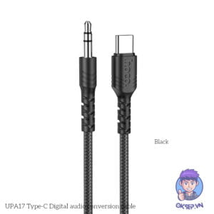 Cáp Chuyển Đổi Âm Thanh HoCo UPA17 Type-C To 3.5mm Chính Hãng