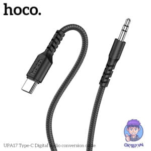 Cáp Chuyển Đổi Âm Thanh HoCo UPA17 Type-C To 3.5mm Chính Hãng