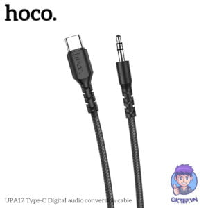 Cáp Chuyển Đổi Âm Thanh HoCo UPA17 Type-C To 3.5mm Chính Hãng