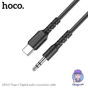 Cáp Chuyển Đổi Âm Thanh HoCo UPA17 Type-C To 3.5mm Chính Hãng