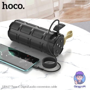 Cáp Chuyển Đổi Âm Thanh HoCo UPA17 Type-C To 3.5mm Chính Hãng