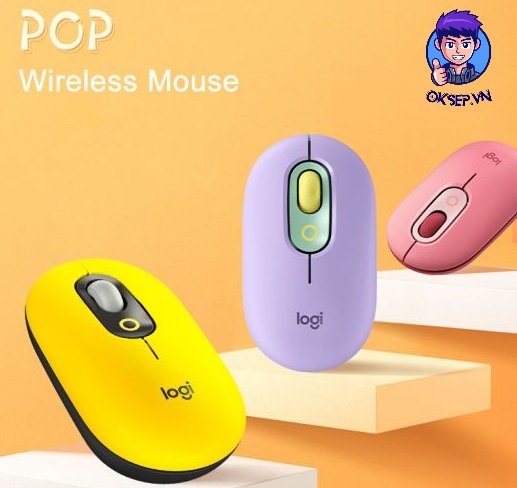 Chuột Máy Tính Không Dây Bluetooth LOGITECH EMOJI POP