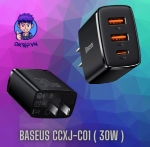 Cóc Sạc Nhanh BASEUS CCXJ-C01 30W Chính Hãng