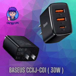 Cóc Sạc Nhanh BASEUS CCXJ-C01 30W Chính Hãng