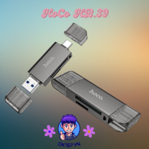 Đầu Đọc Thẻ HoCo HB39 USB và Type-C 3.0 Chính Hãng