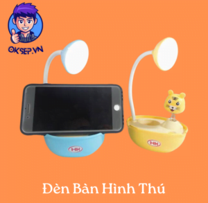 Đèn Để Bàn Bồn Tắm Hình Thú Kiêm Giá Đỡ Điện Thoại và Đựng Bút Viết