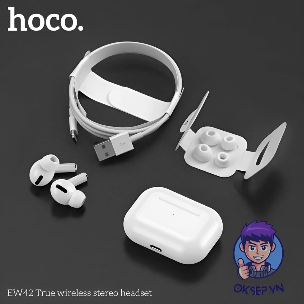 Tai Nghe Bluetooth Không Dây Hoco EW-42-V5.3-Tai Nghe Không Dây Bluetooth Android Hoco EW-42 V5.3 Chính Hãng