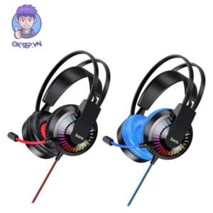 Tai Nghe Chụp Tai Gaming Cắm Dây HoCo W105 Chính Hãng