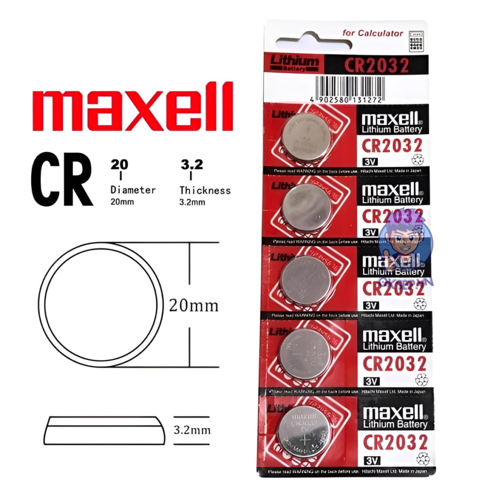 Vĩ Pin CMOS 2032 MAXELL ( 5 Viên )