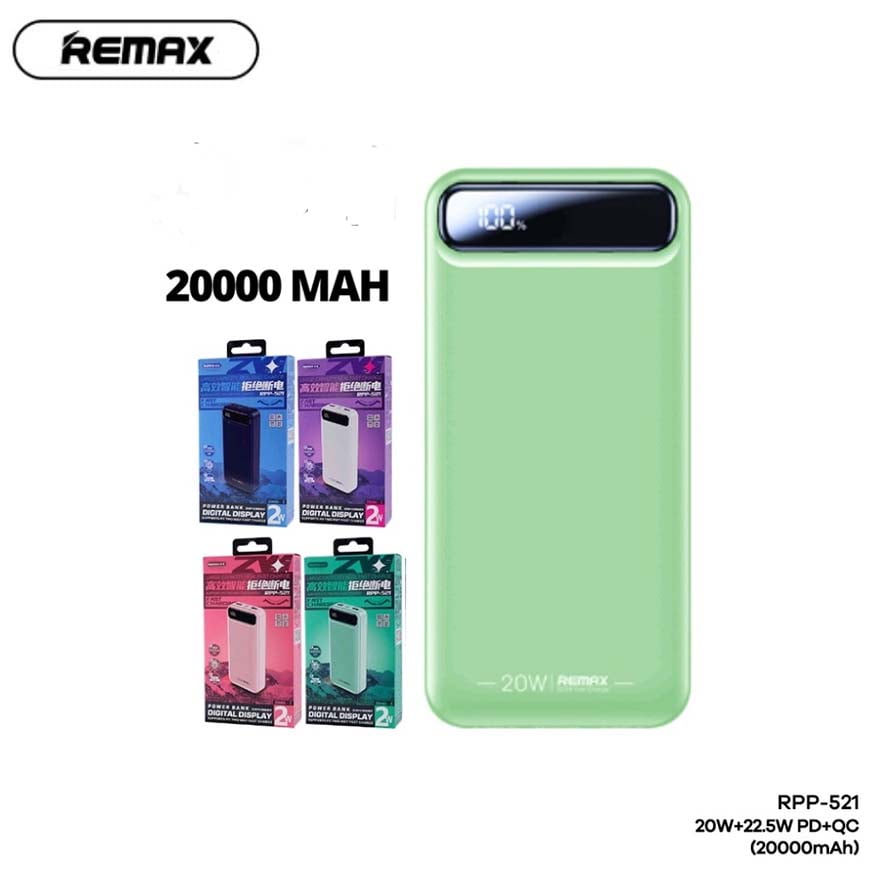 Sạc Dự Phòng Remax RPP-521 20.000mah