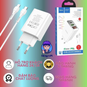 Bộ Sạc Nhanh HoCo C100A Type-C to IPhone