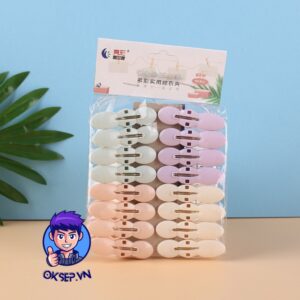 Set 16 Kẹp Phơi Quần Áo Nhựa