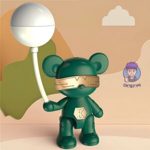 Den De Ban Hinh Gau Bearbrick Anh Sang Trang Va Vang 13