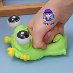 Đồ Chơi Stress Bóp Mắt Lòi Squishy Rồng Kute - Mắt Có Thể Xoay Được - Size Lớn 10cm - Rồng Squishy Lòi Mắt Tại OKSEPVN