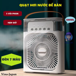 Quat Dieu Hoa Phun Suong Mini De Ban Sieu Lanh Loai Xin 1