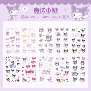 Set 10 Tam Sticker Hinh Hoat Hinh ND109 Sieu Dang Yeu Giao Du Mau 6