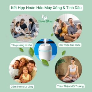 May xong tinh dau mini may tao am phun suong may khuech tan tinh dau duoi muoi khuech tan tinh dau toa huong thom dung cho phong ngu va tr 4